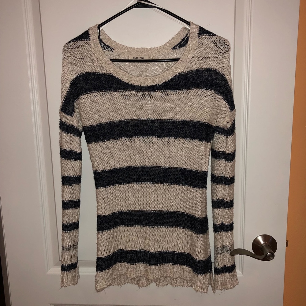 Pink Rose Sweater Size S